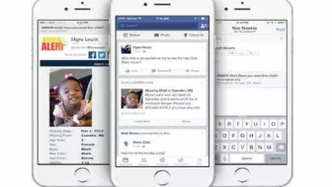 Facebook to issue AMBER Alerts to help find missing kids